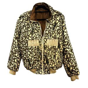 Columbia Cat tails Bomber Camo Reversible 3M Thinsulate Hunting Jacket 80’s Vtg